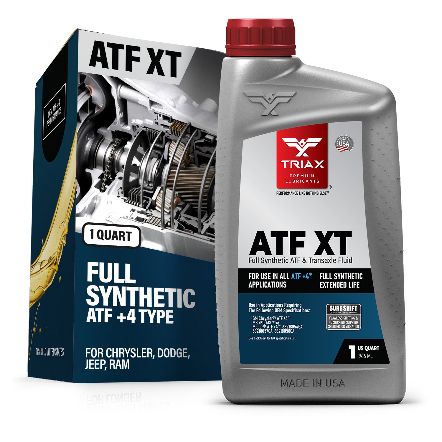 TRIAX ATF XT (ATF+4) Full Synthetic ATF – TRIAX Lubricants