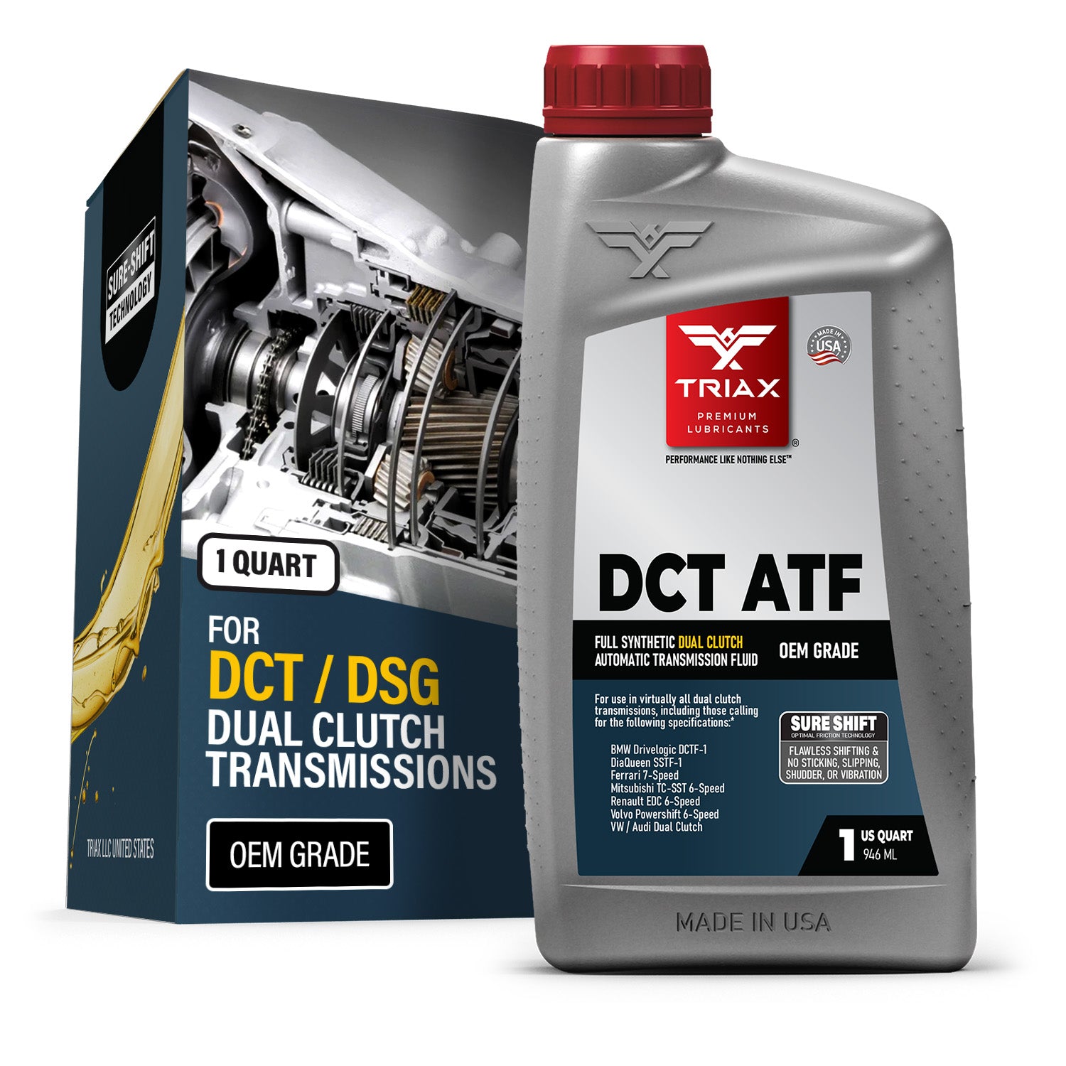 TRIAX DCT (DSG) ATF Full Synthetic – TRIAX Lubricants