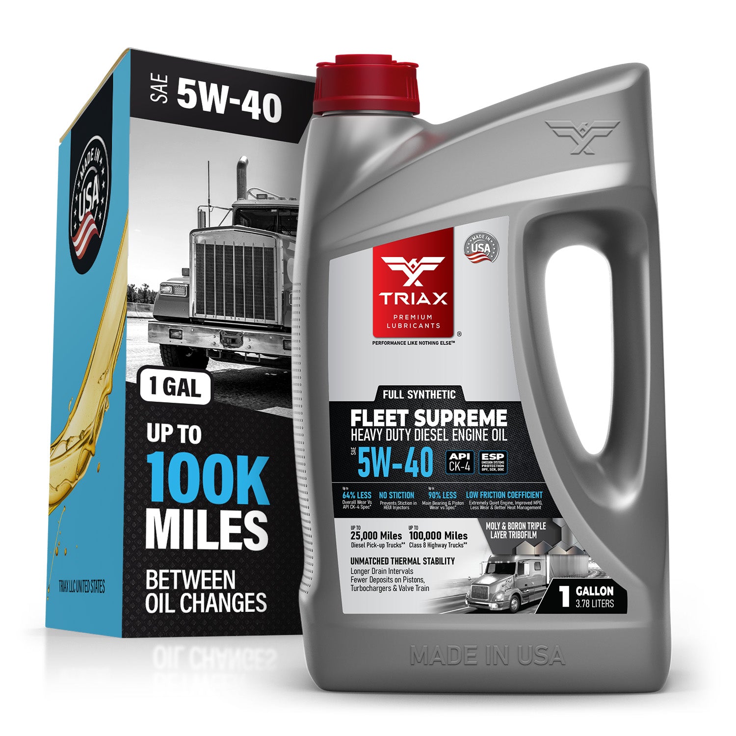 TRIAX Fleet Supreme 5W-40 Full Synthetic Diesel Engine Oils