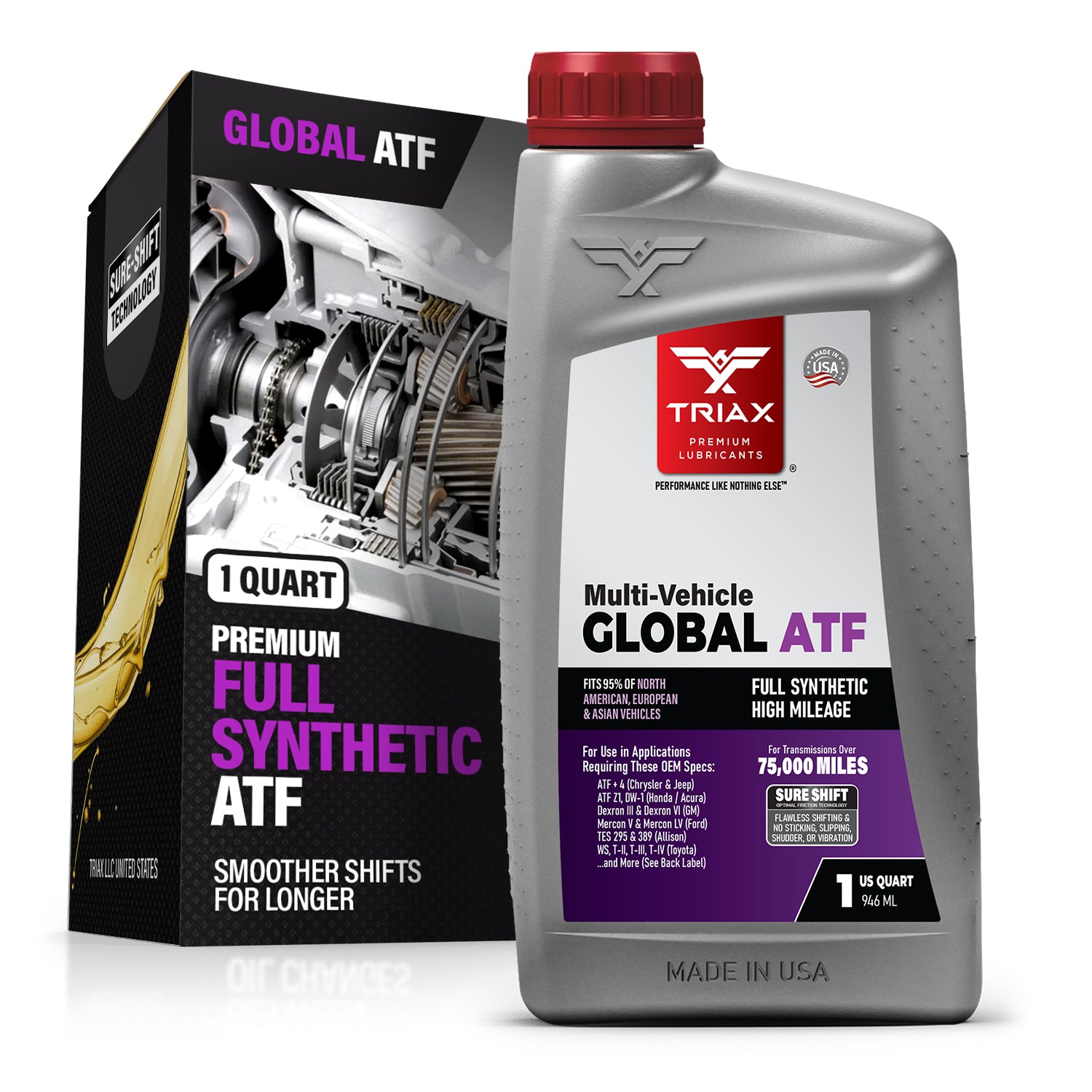 TRIAX Multi-Vehicle Global ATF Full Synthetic – TRIAX Lubricants