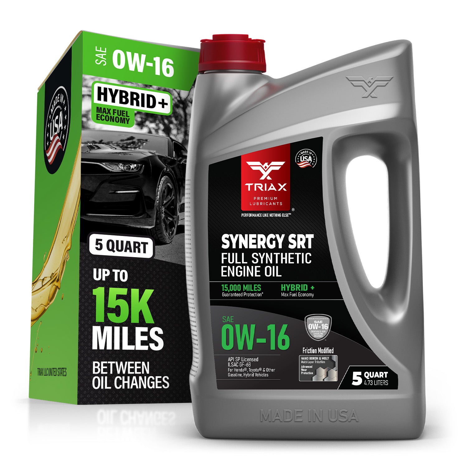 TRIAX Hybrid Car Engine Oil Synergy SRT 0W-16 – TRIAX Lubricants