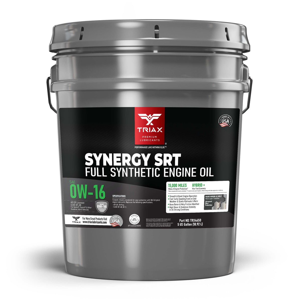 TRIAX Synergy SRT 0W-16 (Hybrid Car)