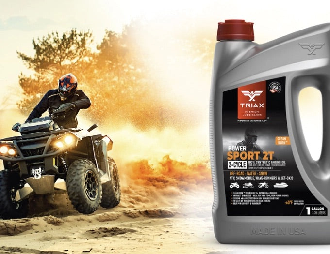 INTRODUCING TRIAX SPORT 2T SYNTHETIC OIL