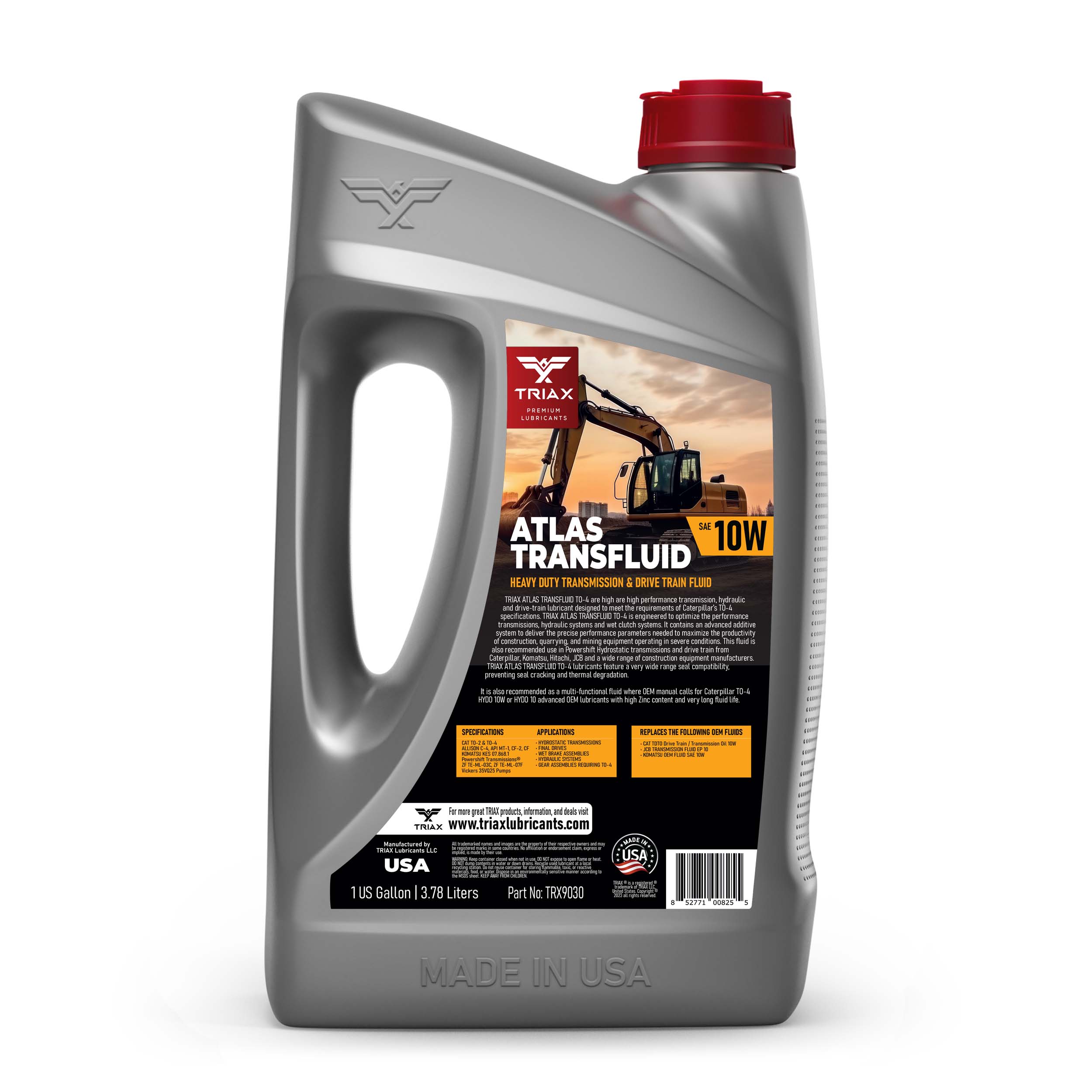 TRIAX Atlas Transfluid TO-4 10W – TRIAX Lubricants