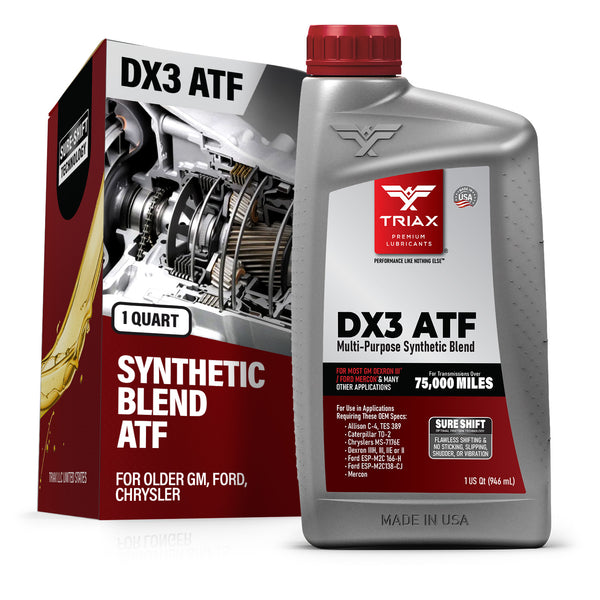 TRIAX Transmission Fluid DX3 MP ATF Dexron III – TRIAX Lubricants