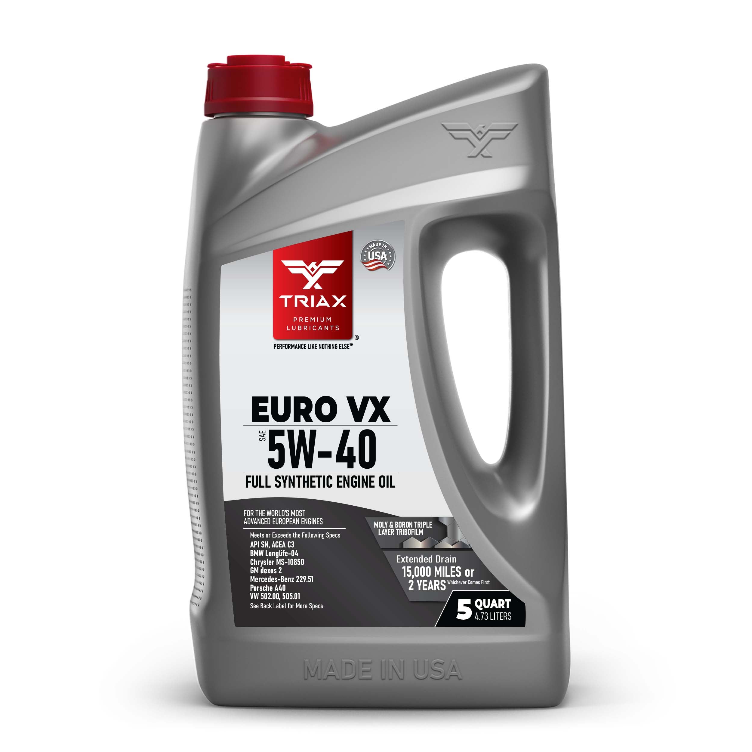 TRIAX Euro VX 5W-40 Full Synthetic