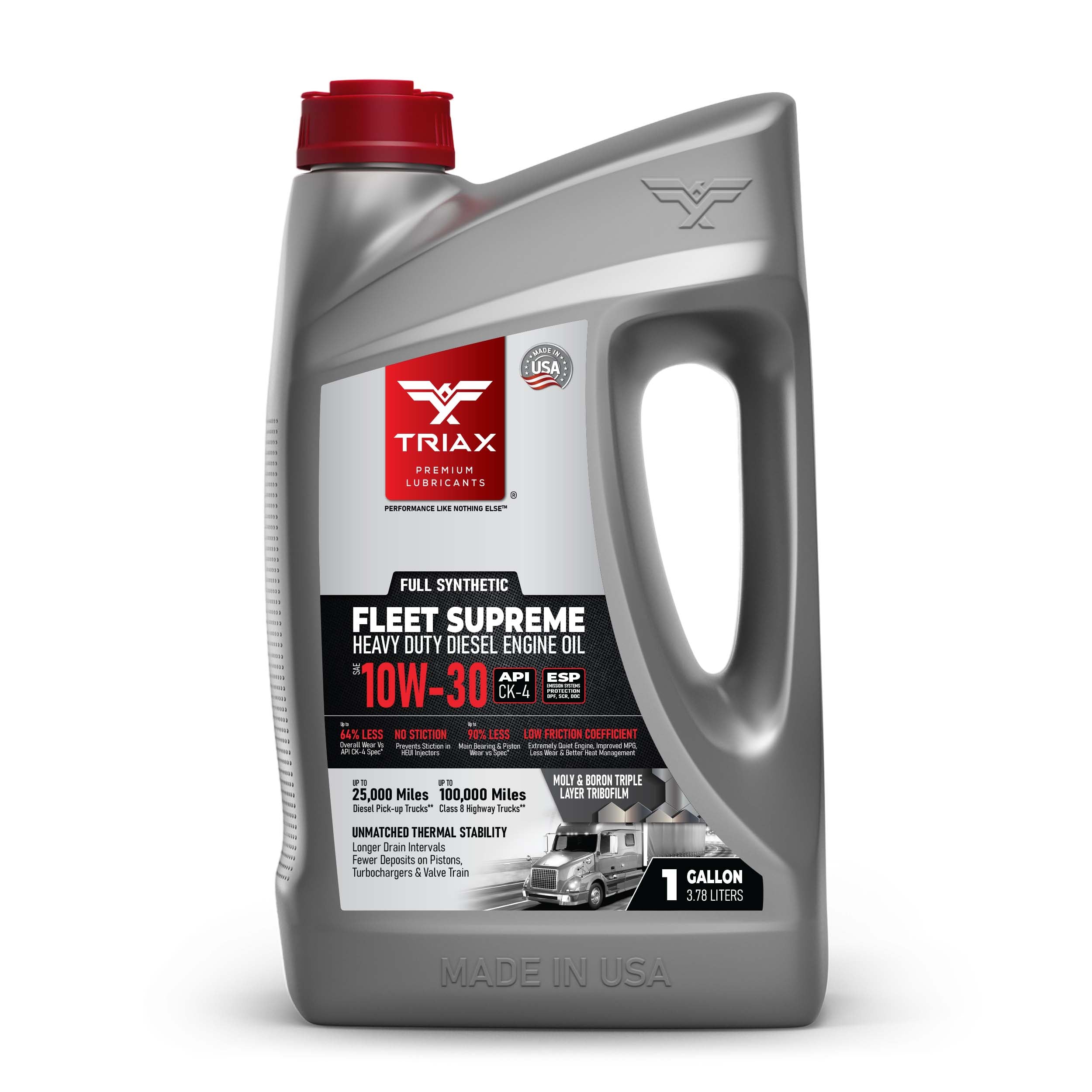 TRIAX Fleet Supreme 10W-30 Full Synthetic – TRIAX Lubricants