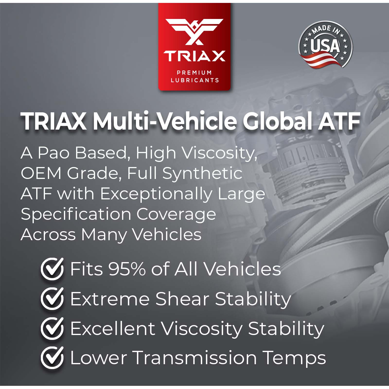 TRIAX Multi-Vehicle Global ATF Full Synthetic