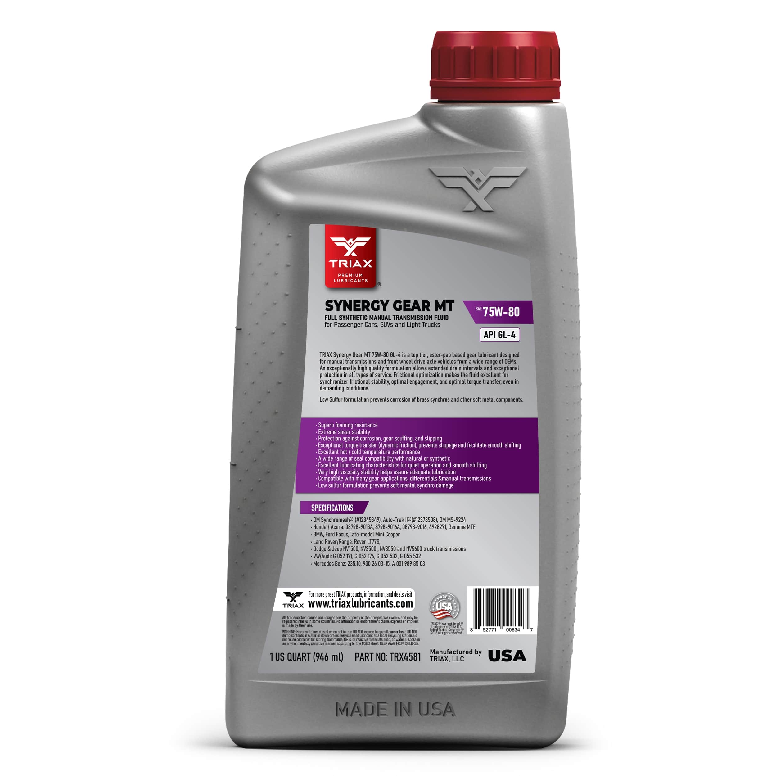 TRIAX Kompressor MV 46 / SAE 20 - Full Synthetic, Multi-Vis