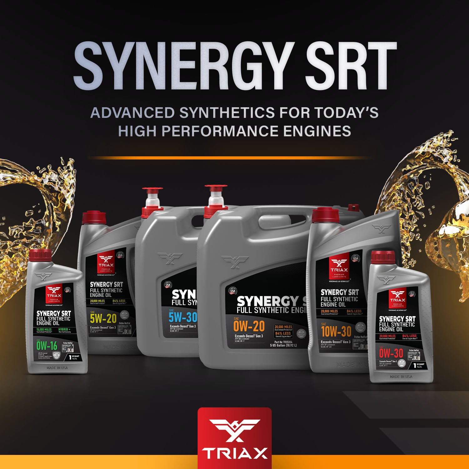 TRIAX Synergy SRT 0W-20 – TRIAX Lubricants