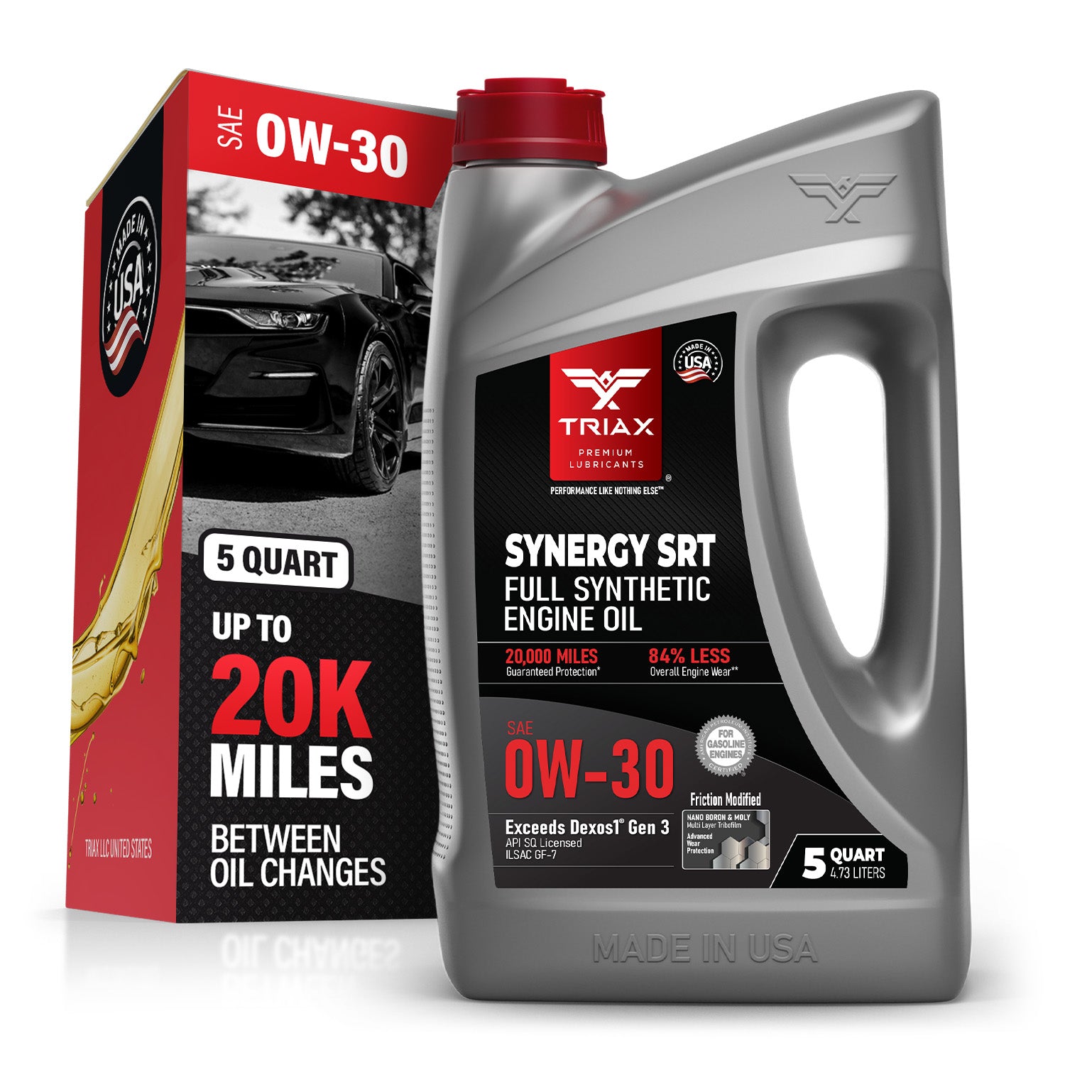 TRIAX Engine Oil Synergy SRT 0W-30 Full Synthetic – TRIAX Lubricants