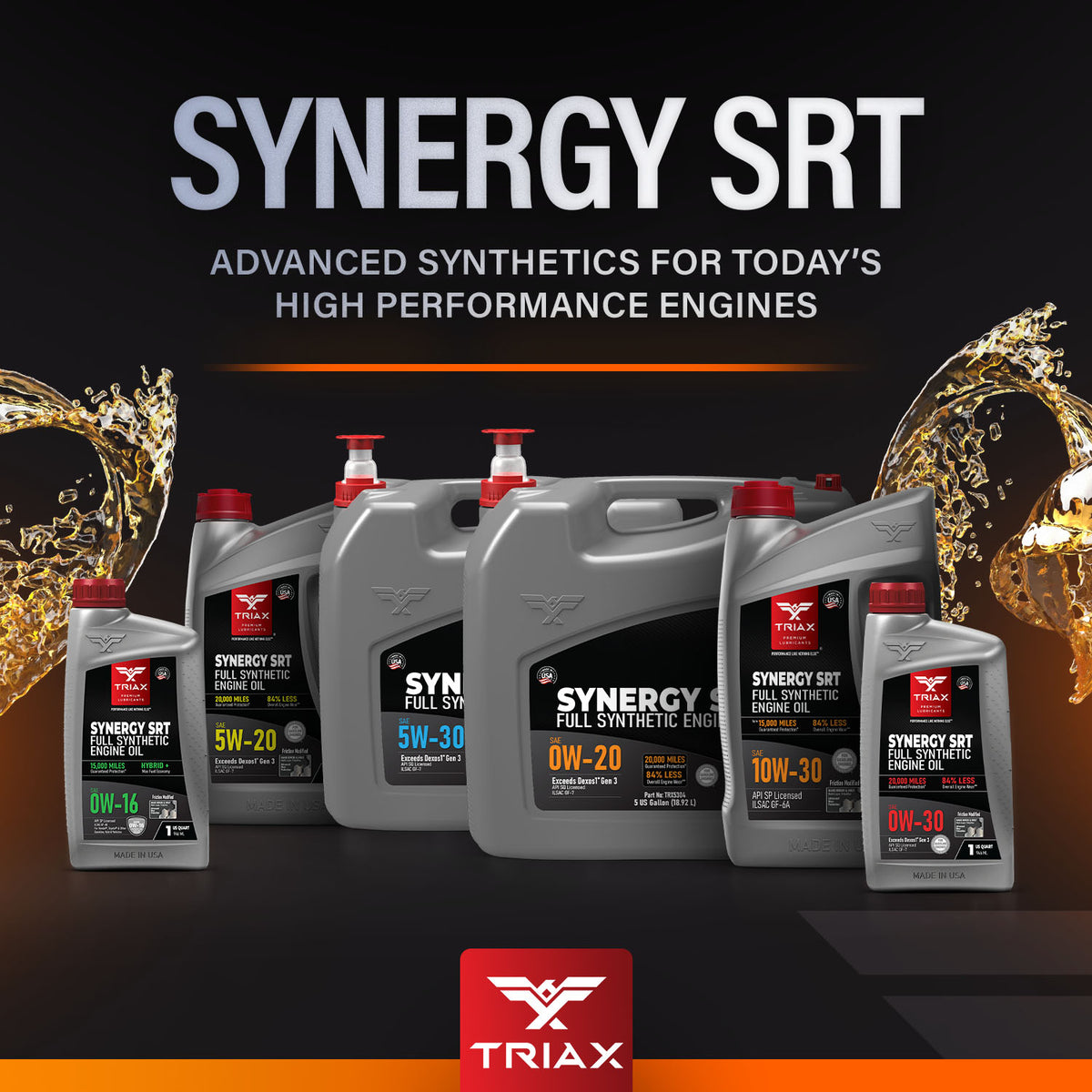 TRIAX Synergy SRT 10W-30 Full Syn
