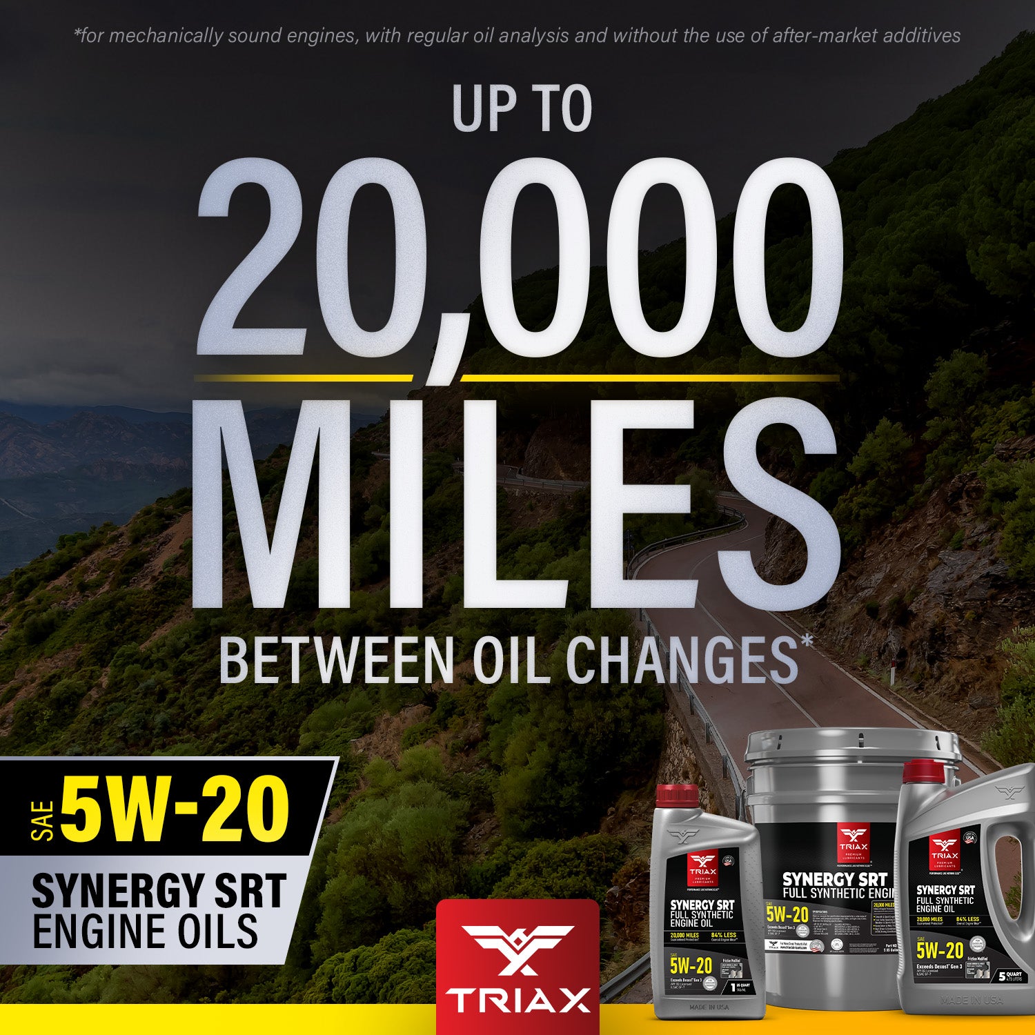 TRIAX Synergy SRT 5W-20 Full Syn – TRIAX Lubricants
