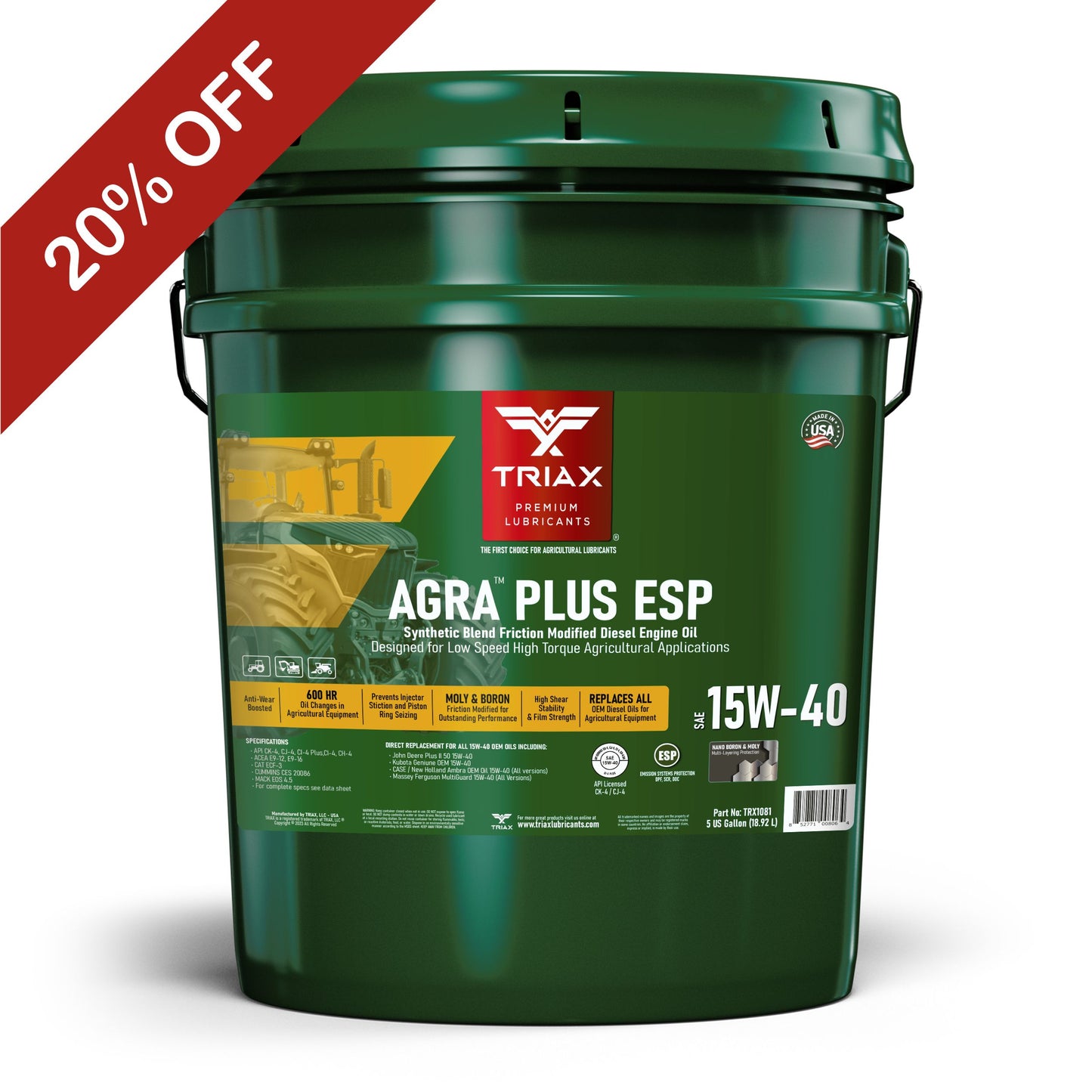 TRIAX Agra Plus ESP 15W-40