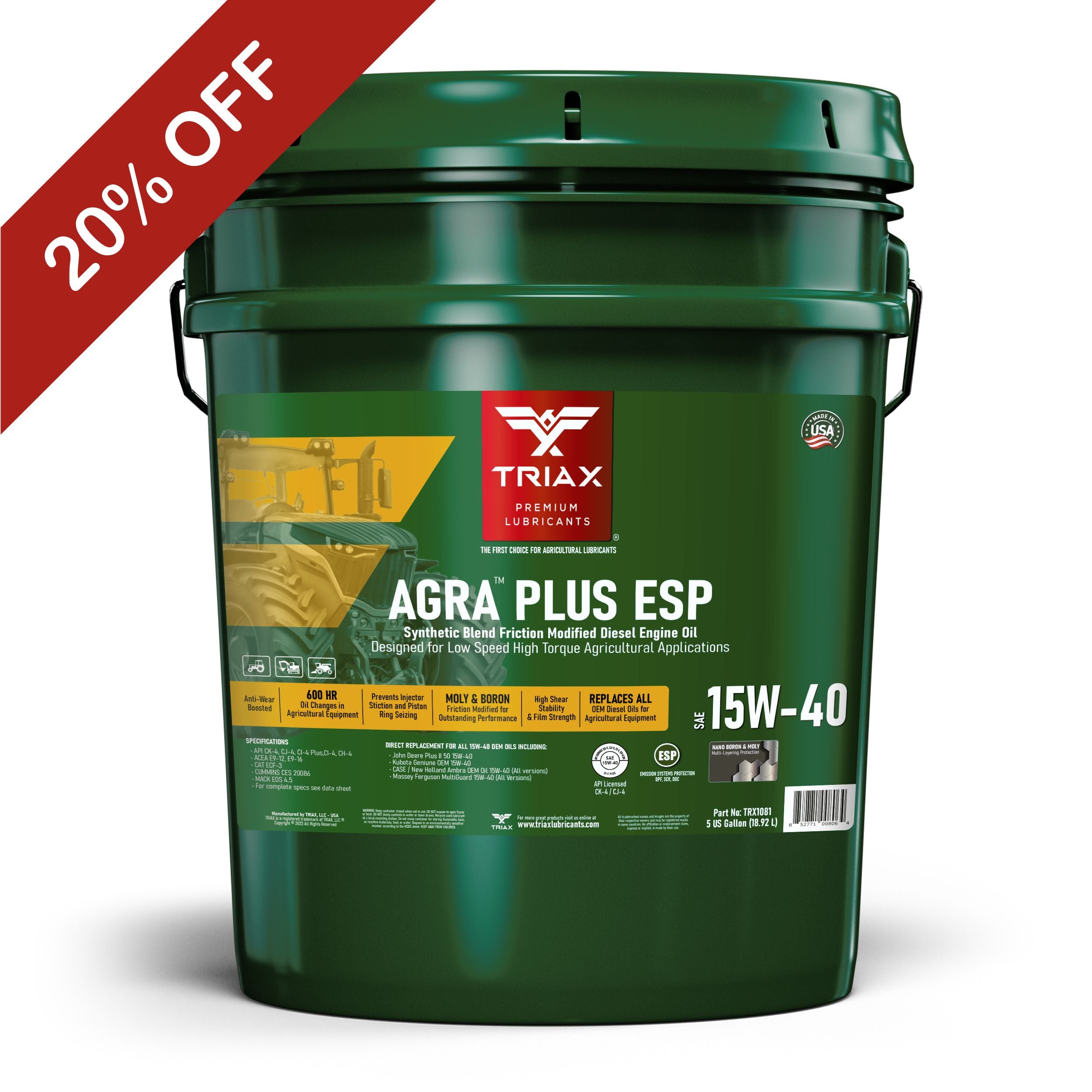 TRIAX Agra Plus ESP 15W-40
