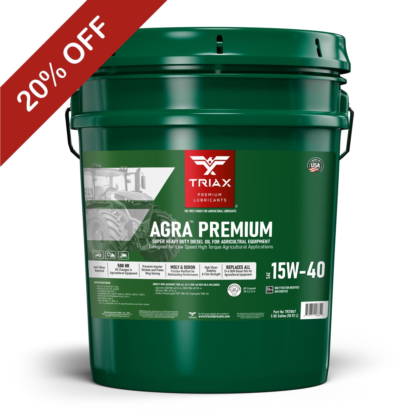 TRIAX Agra Premium 15W-40 (CI-4)