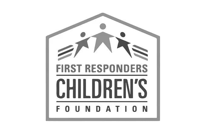 Logo of First Responders Children's Foundation with silhouettes of people and text.