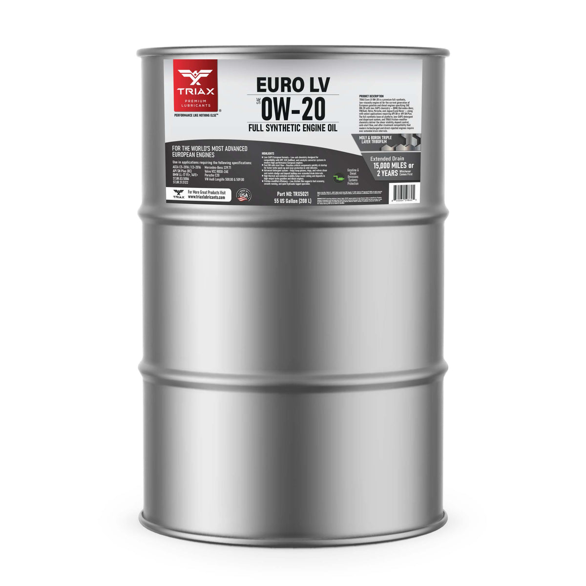 TRIAX Euro LV 0W-20 Full Synthetic