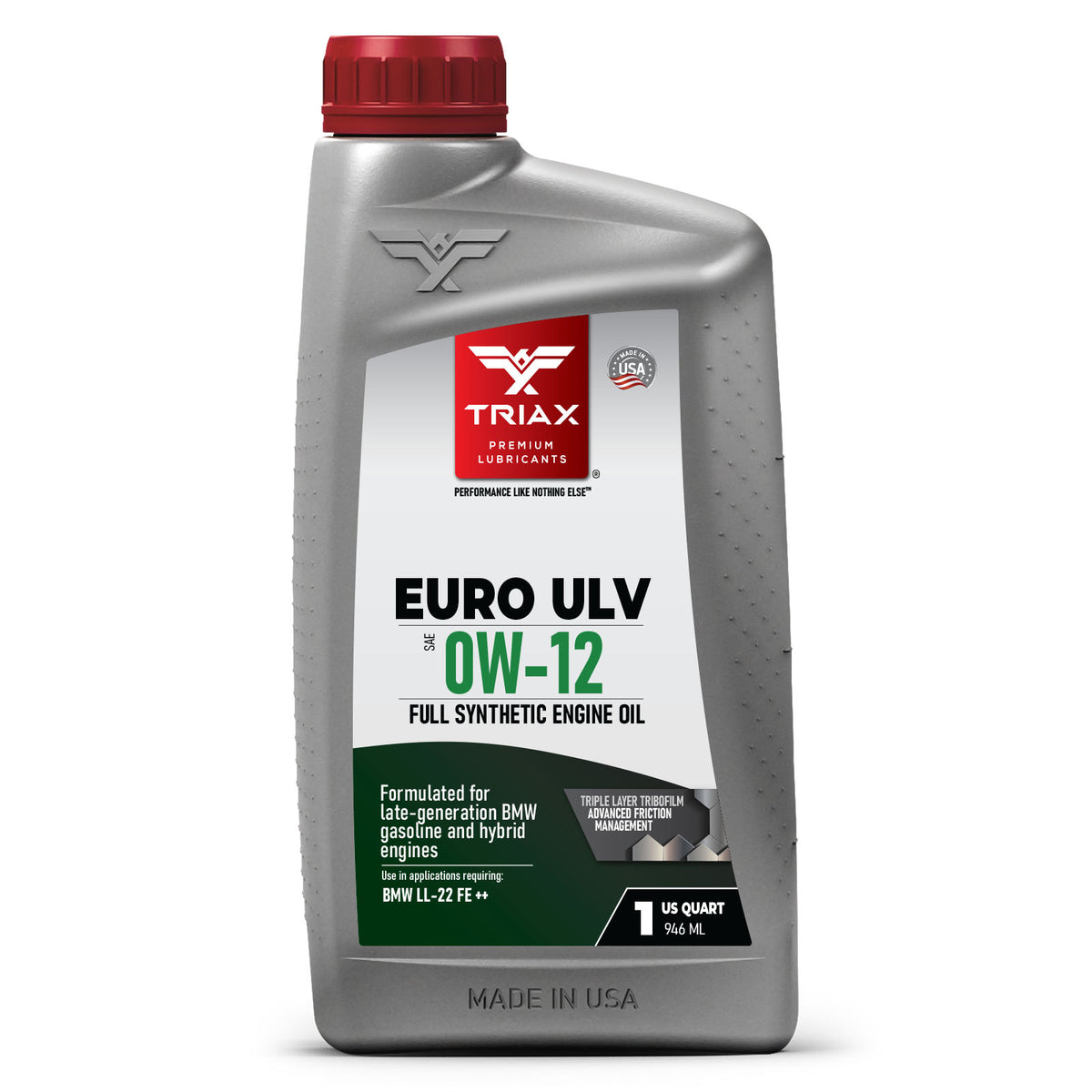 TRIAX Euro ULV 0W-12 - BMW LL-22 FE++