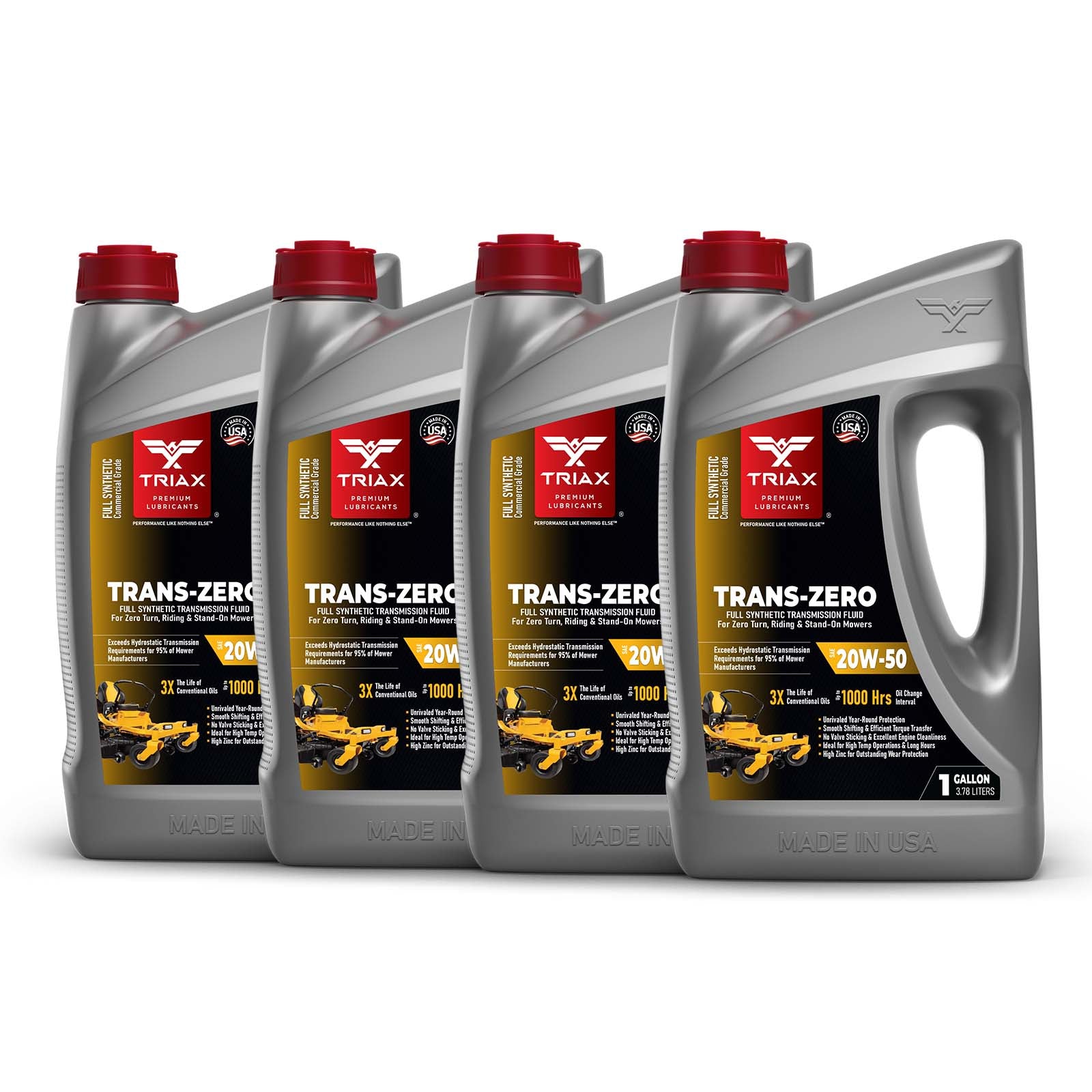 TRIAX Zero Turn Mower Fluid Trans-Zero 20W-50 Synthetic – TRIAX
